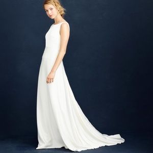 J.Crew Ivory Percy Gown